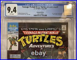 Teenage Mutant Ninja Turtles Adventures #1? CGC 9.4? White Pages Newsstand Mini