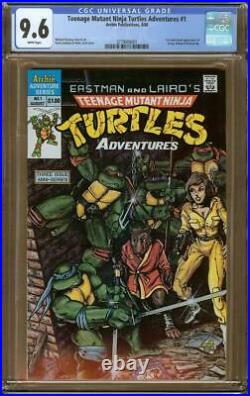 Teenage Mutant Ninja Turtles Adventures #1 CGC 9.6 (1988 Mini-Series)