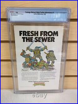 Teenage Mutant Ninja Turtles Adventures #1 CGC 9.6 (Archie 1989) TMNT