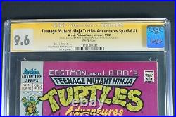 Teenage Mutant Ninja Turtles Adventures #1 CGC 9.6 Eastman Laird Signed/Sketched