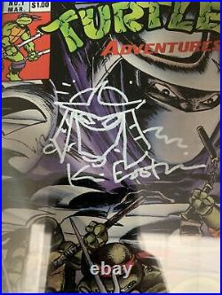 Teenage Mutant Ninja Turtles Adventures 1 CGC 9.6 Signed & Sketched Eastman