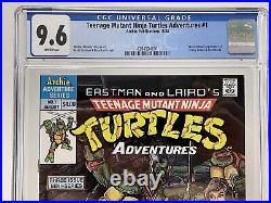Teenage Mutant Ninja Turtles Adventures #1 CGC 9.6 WP 1st Krang Beebop Rockstdy