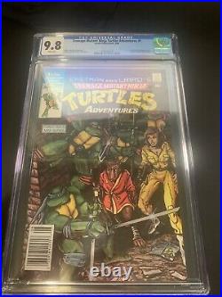 Teenage Mutant Ninja Turtles Adventures #1 CGC 9.8 1988 Mini-Series HTF Newstand