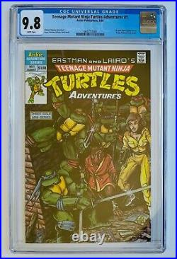 Teenage Mutant Ninja Turtles Adventures #1 CGC 9.8 1st Archie Comic 1988 TMNT