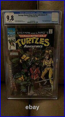Teenage Mutant Ninja Turtles Adventures #1 CGC 9.8 1st Archie Comic 1988 TMNT
