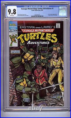 Teenage Mutant Ninja Turtles Adventures #1 CGC 9.8, 1st Krang, Bebop, Rocksteady