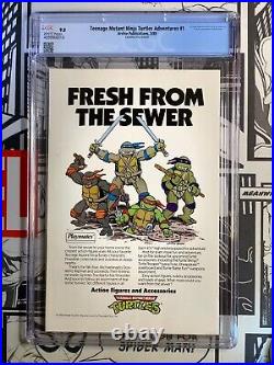 Teenage Mutant Ninja Turtles Adventures #1 CGC 9.8 Canadian Price Variant 1989