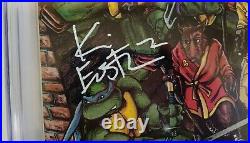 Teenage Mutant Ninja Turtles Adventures #1 CGC 9.8 SS Signed Eastman MEGA KEY