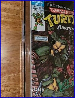 Teenage Mutant Ninja Turtles Adventures #1 CGC 9.8 SS signed Eastman TMNT
