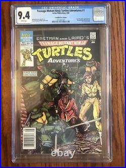 Teenage Mutant Ninja Turtles Adventures #1 Canadian Newsstand Price Variant RARE