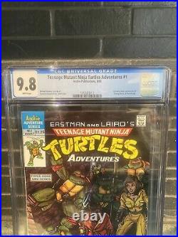 Teenage Mutant Ninja Turtles Adventures 1 Cgc 9.8 $1.25 Edition