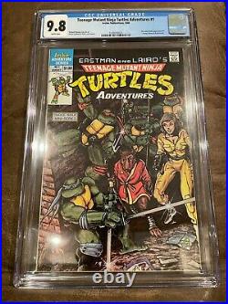 Teenage Mutant Ninja Turtles Adventures #1 Cgc 9.8 1st Krang Bebop Rocksteady