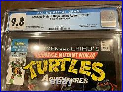 Teenage Mutant Ninja Turtles Adventures #1 Cgc 9.8 1st Krang Bebop Rocksteady