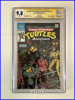 Teenage Mutant Ninja Turtles Adventures 1 Cgc 9.8 Canadian 1.25 SS Kevin Eastman