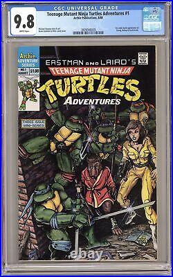 Teenage Mutant Ninja Turtles Adventures #1 Direct CGC 9.8 1988 3809048009