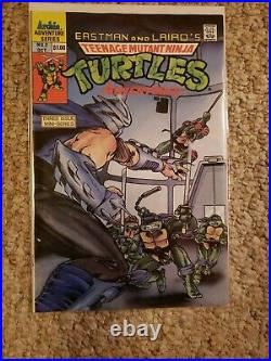 Teenage Mutant Ninja Turtles Adventures #1 lot! Signed NM+, 9.8! Also #2 & #3