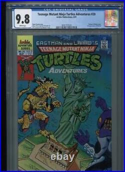Teenage Mutant Ninja Turtles Adventures #20 (1991) CGC 9.8 WHITE 1st Chu Hsi
