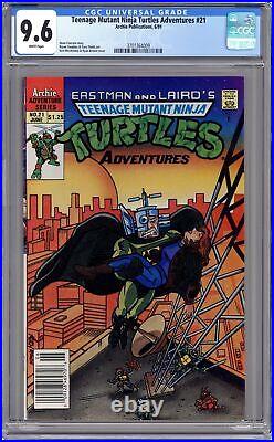 Teenage Mutant Ninja Turtles Adventures #21 CGC 9.6 1991 3701364009