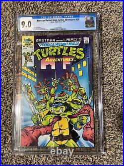 Teenage Mutant Ninja Turtles Adventures #23 1st Slash 1991 CGC 9.0 TMNT