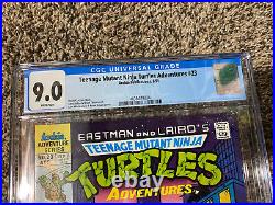 Teenage Mutant Ninja Turtles Adventures #23 1st Slash 1991 CGC 9.0 TMNT