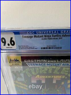 Teenage Mutant Ninja Turtles Adventures #23 1st Slash 1991 CGC 9.6 TMNT