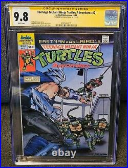 Teenage Mutant Ninja Turtles Adventures #2 CGC 9.8 SS EASTMAN Signed 1988 Archie