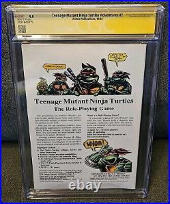 Teenage Mutant Ninja Turtles Adventures #2 CGC 9.8 SS EASTMAN Signed 1988 Archie