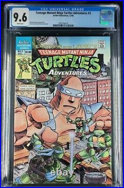 Teenage Mutant Ninja Turtles Adventures #3 (1988) CGC 9.6 NM+ WP 3975750010