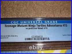 Teenage Mutant Ninja Turtles Adventures #73 CGC 9.8 1st Print 2019 Forever War
