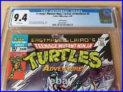 Teenage Mutant Ninja Turtles Adventures #8 CGC 9.4 (Archie) 1st Wingnut