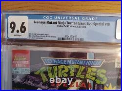 Teenage Mutant Ninja Turtles Adventures Special # 10 Newsstand CGC 9.6 WP Scarce