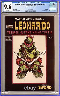 Teenage Mutant Ninja Turtles Authorized Training Manual #5 CGC 9.6 1986