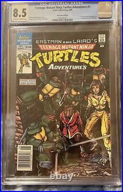Teenage Mutant Ninja Turtles Comics Lot. TMNT #9 SS Archie #1 and #3. CGC