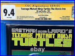 Teenage Mutant Ninja Turtles Movie #1 Mirage Studios CGC 9.4 Sig by Lawson