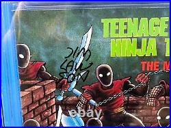 Teenage Mutant Ninja Turtles Movie #1 set Mirage CGC 9.8 Signed by Lawson