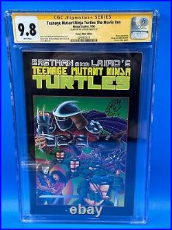 Teenage Mutant Ninja Turtles Movie #1 set Mirage CGC 9.8 Signed by Lawson