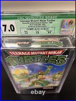 Teenage Mutant Ninja Turtles (Nintendo NES, 1989) CGC 7.0