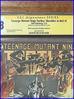 Teenage Mutant Ninja Turtles Shredder In Hell #1 2019 CGC 9.8 SS Kevin Eastman