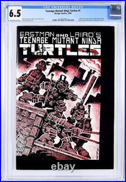 Teenage Mutant Ninja Turtles TMNT 1 CGC 6.5 (1984 1st Print) + 2 3 4 5-62 SET