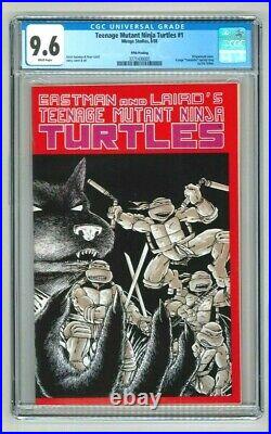 Teenage Mutant Ninja Turtles TMNT #1 (CGC 9.6 NM+) Fifth Printing White 1988