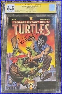 Teenage Mutant Ninja Turtles TMNT Italian Books RARE Signed Kevin Eastman CGC