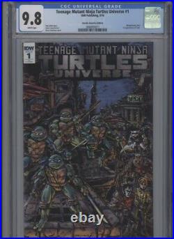 Teenage Mutant Ninja Turtles Universe #1 Mt 9.8 Cgc Retailer Incentive Ed Eastma