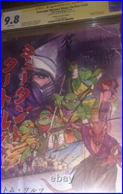 Teenage Mutants Ninja Turtles #100 IDW CGC SS 9.8 SIGNED Peach Momoko Variant
