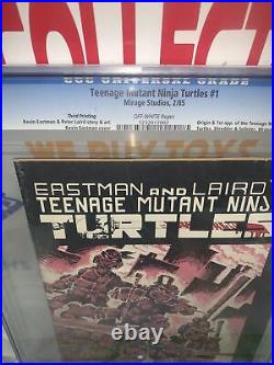 Teenage mutant ninja turtles 1 3rd print cgc 5.5 Tmnt White Pages