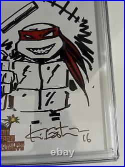 Teenage mutant ninja turtles 1 Signed Sketch Kevin Eastman CGC SS 9.8