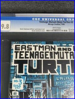 Teenage mutant ninja turtles 3 1st print CGC 9.8 WP