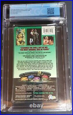 Tennage Mutant Ninja Turtles Movie (VHS, 1990) Sealed CGC Graded 9.0, Grade A