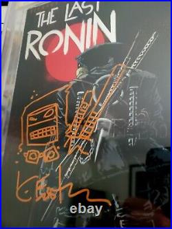 The Last Ronin # 1 CGC 9.6 White SS Signed with HUGE Sketch Kevin Eastman