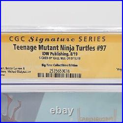 Tmnt Teenage Mutant Ninja Turtles #97 Cgc Ss 9.8 Signed Kael Ngu Virgin Variant