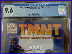 Tmnt Teenage Mutant Ninja Turtles V4 1 Cgc 9.6 Mirage Studios 2001 Leonardo